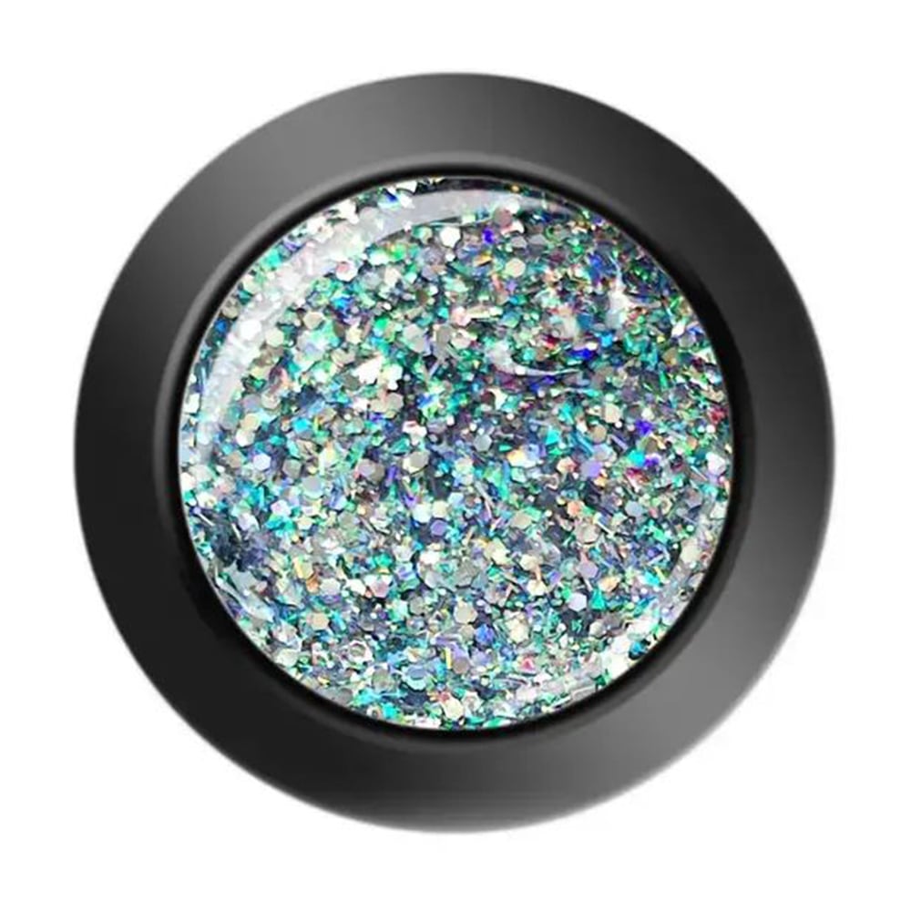 Рідкий полігель Magic Girl Poly Gel Premium №10 з крупним глітером, 15 мл