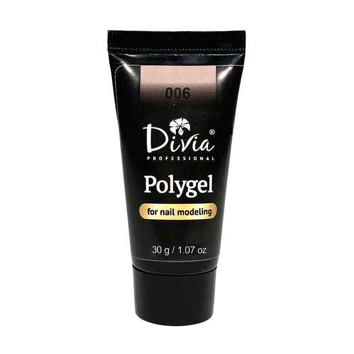 Уцінка! Полігель для нарощування нігтів Divia Polygel 006, 30 г