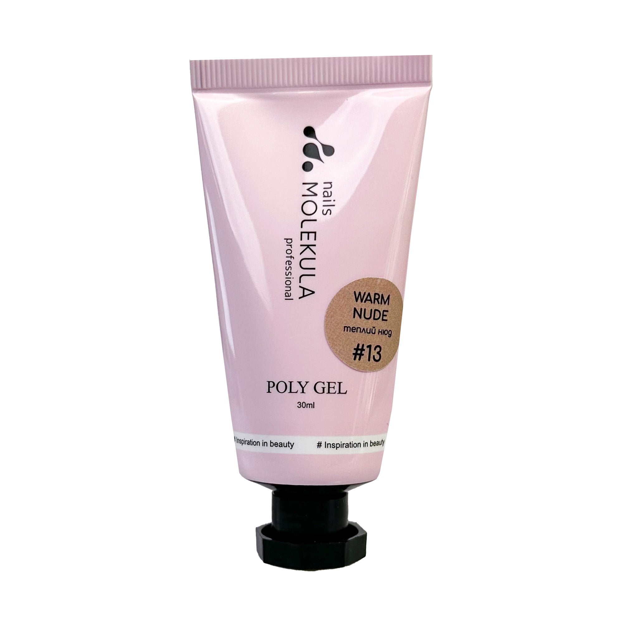 Уцінка! Полігель для нігтів Nails Molekula Professional Poly Gel 13 Warm Nude, 30 мл